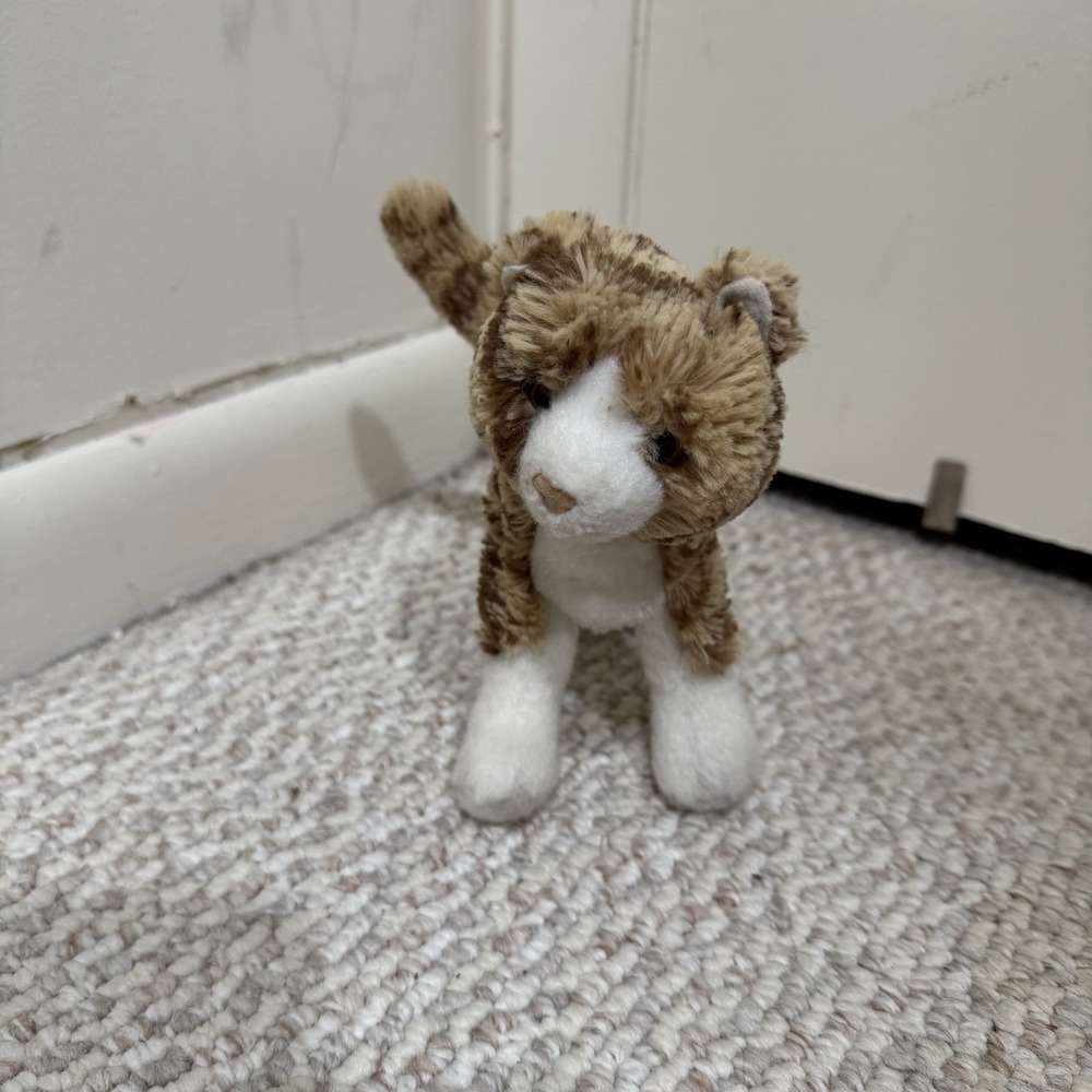 Douglas Cuddle Toy Sadie Tiger Kitty Cat 7" Plush Striped Stuffed Animal